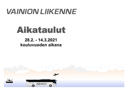 Aikataulut 28.2