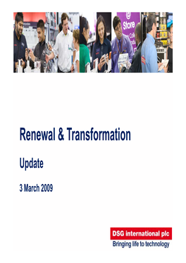 Renewal & Transformation