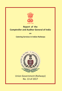 Catering Services in Indian Railways