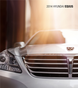 2014 Hyundai Equus Time Marches On