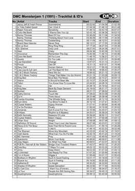 Monsterjam 1 (1991) - Tracklist & ID's No