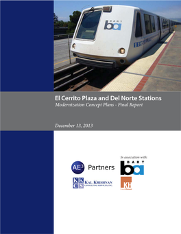 El Cerrito Plaza and Del Norte Stations Modernization Concept Plans - Final Report