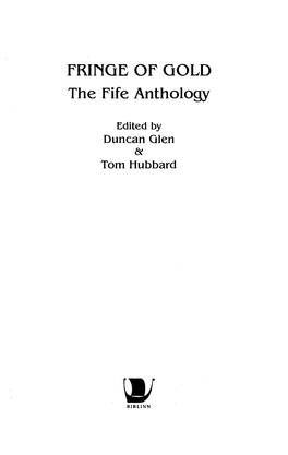 FRINGE of GOLD the Fife Anthology