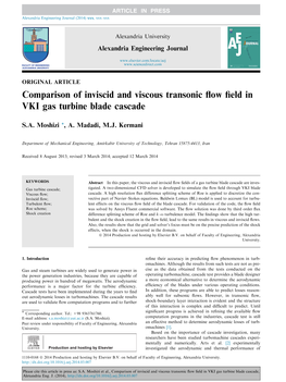 Comparison of Inviscid and Viscous Transonic Flow Field in VKI Gas
