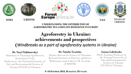Agroforestry in Ukraine 9.10.2018