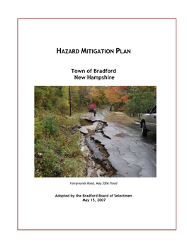 Hazard Mitigation Plan