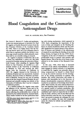 Anticoagulant Drugs