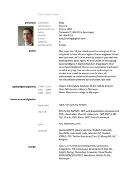 Curriculum Vitae