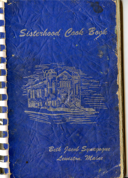 Sisterhood Cook Book