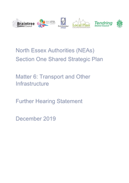 North Essex Authorities (Neas) Section One Shared Strategic Plan