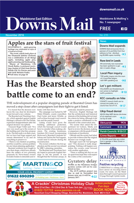 Has the Bearsted Shop Ba Le Come to an End?