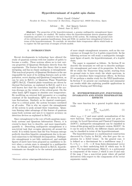 Hyperdeterminant of 4-Qubit Spin Chains