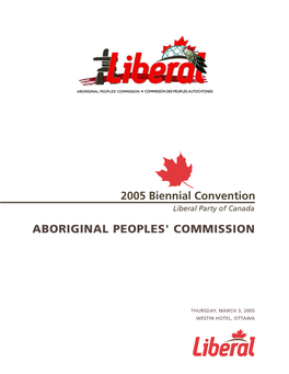 Aboriginal Peoples' Commission