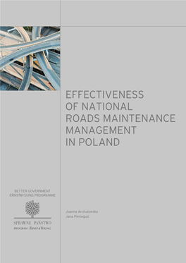 Effectiveness of National Roads Maintenance Management in Poland