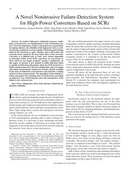 A Novel Noninvasive Failure-Detection System for High