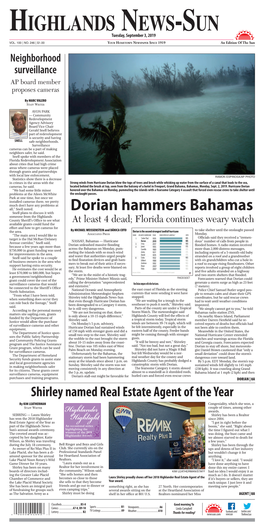 HIGHLANDS NEWS-SUN Tuesday, September 3, 2019