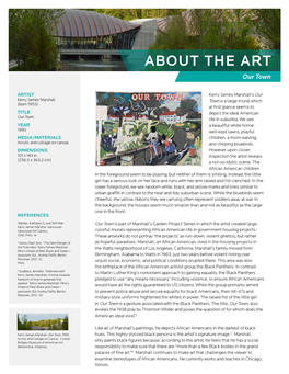 About the Art: Our Town