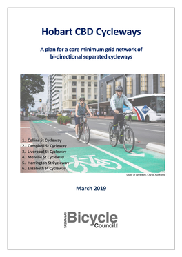 Hobart CBD Cycleways