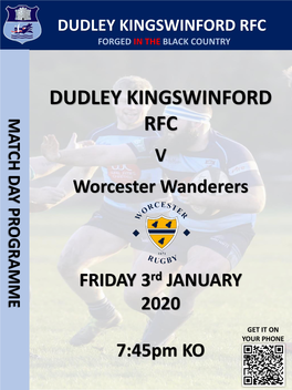 Dudley Kingswinford Rfc Forged in the Black Country