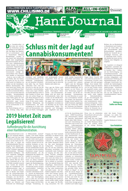 Schluss Mit Der Jagd Auf Cannabiskonsumenten!