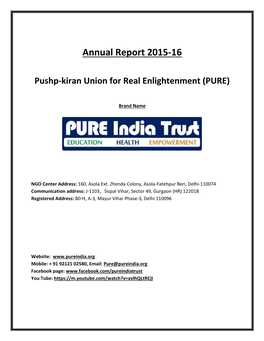 2015-2016 Annual Report