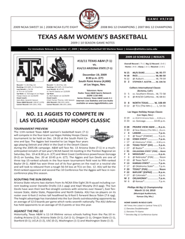 Las Vegas Holiday Hoops Classic Game Notes.Indd