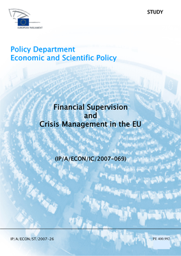 Policy Department Economic and Scientific Policy Financial