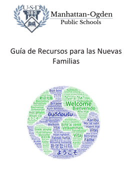 Guía De Recursos Para Las Nuevas Familias