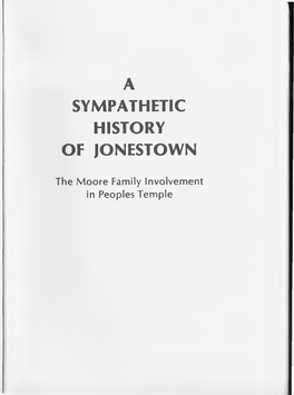 A Sympathetic History of Jonestown