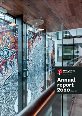 Macquarie University Annual Report 2020 Macquarie University Annual Report 2020 3