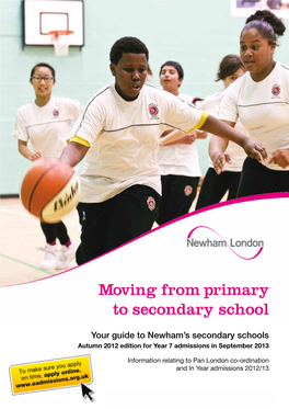 Moving from Primary to Secondary School