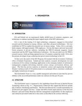 Inertial Fusion Technology Inertial Fusion Technology