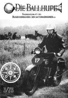 Bundesverbandes Der Motorradfahrer=M
