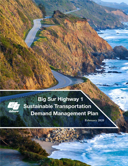 Big Sur Highway 1 Sustainable Transportation Demand Management Plan
