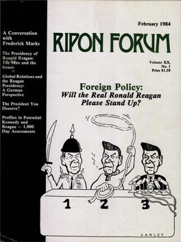 Foreign Policy: Will the Real Ronald Reagan Please Stand Up?