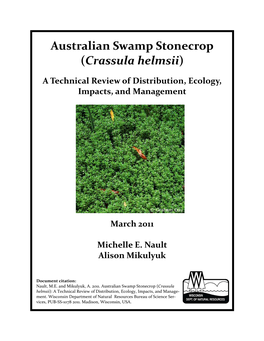 Australian Swamp Stonecrop (Crassula Helmsii)