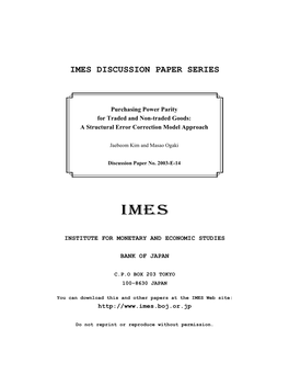 Purchasing Power Parity for Traded and Non-Traded Goods: a Structural Error Correction Model Approach