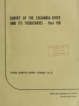 57. Survey of the Columbia River and Its Tributaries