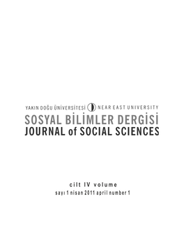 Yakın Doğu Üniversitesi Sosyal Bilimler Dergisi (.Pdf)
