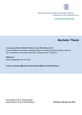 Comparing Social Media Presence and Brand