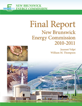 NB Energy Commission Final Report 2011