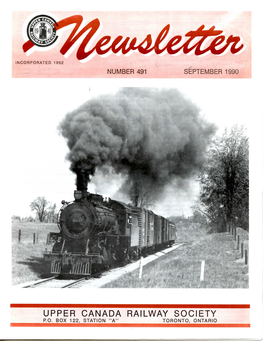 Upper Canada Railway Society P.O