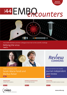 Defying the Virus Sarah-Maria Fendt and Markus Ralser Journal