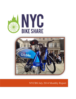 NYCBS July 2014 Monthly Report