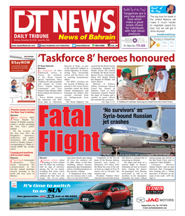 'Taskforce 8' Heroes Honoured