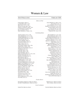 Women & Law Journal