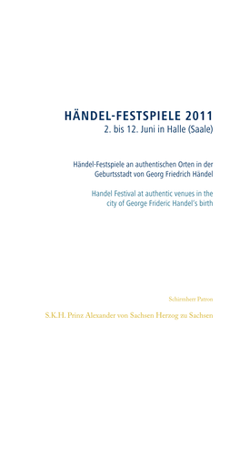 Händel-Festspiele 2011 2