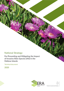 National Strategy for Preventing and Mitigating the Impact of Invasive Alien Species (IAS) in the Maltese Islands