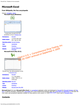 Microsoft Excel - Wikipedia, the Free Encyclopedia