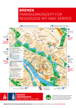 Bremen Parkraumkonzept Für Reisebusse Mit Navi-Service